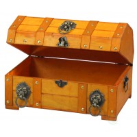 Pirate Treasure Chest with Lion Rings   567454076